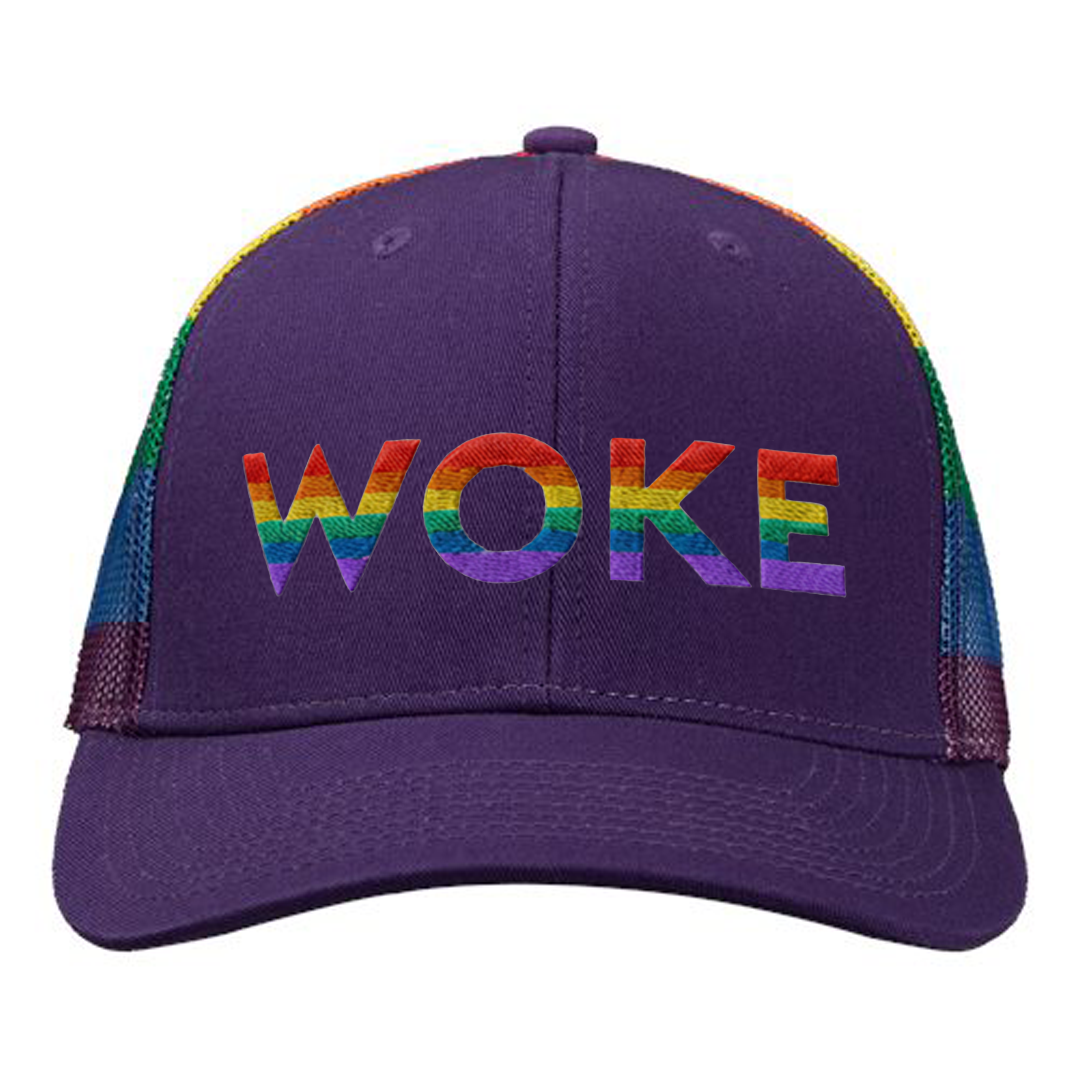 WOKE | Trucker Hat [Pride Edition] | EQNQ Studio LLC display picture 1