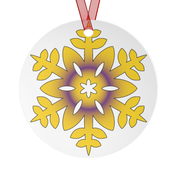 Pride Snowflake (Intersex) | Ornament