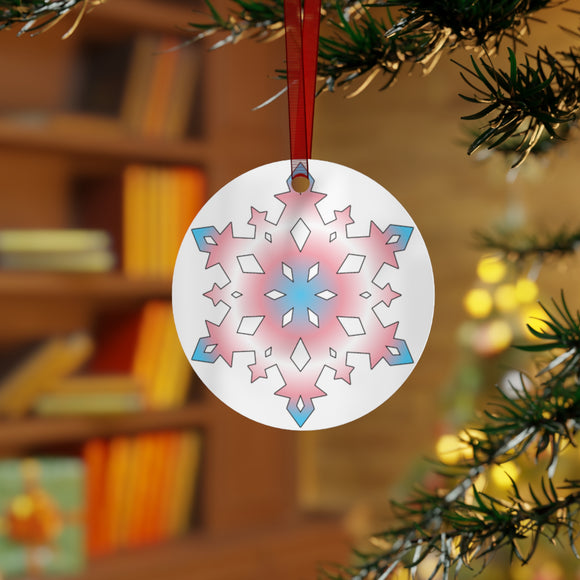 Pride Snowflake (Transgender) | Ornament
