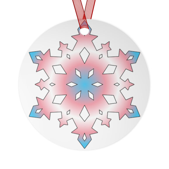 Pride Snowflake (Transgender) | Ornament