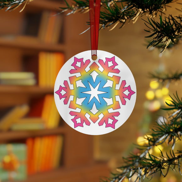 Pride Snowflake (Pansexual) | Ornament