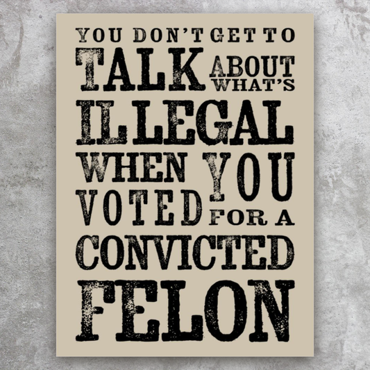 Convicted Felon | Poster