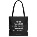 Your Favorite Architect (Black) | Tote Bag-2