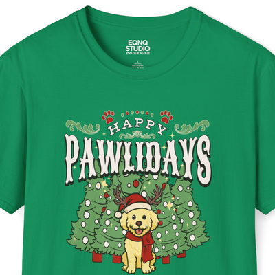Happy Pawlidays | Tee - 0