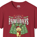 Happy Pawlidays | Tee-1