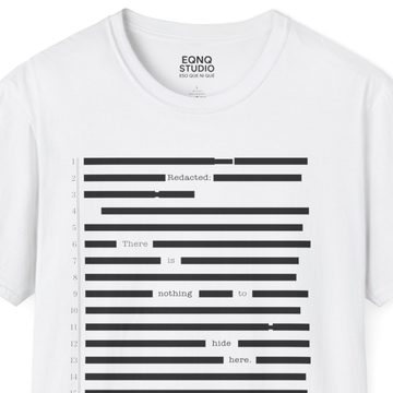 Redacted: Nothing to Hide | Tee
