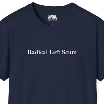 Buy navy Radical Left Scum | Tee