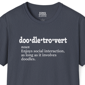 Dogtrovert (Doodle) | Tee - 0