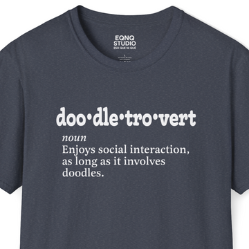 Dogtrovert (Doodle) | Tee - 0