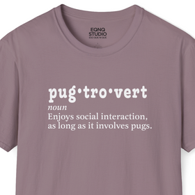 Dogtrovert (Pug) | Tee - 0