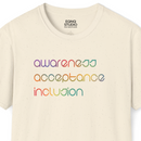 Awareness Acceptance Inclusion | Tee-2