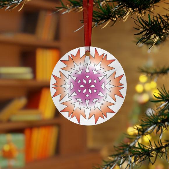 Pride Snowflake (Lesbian) | Ornament