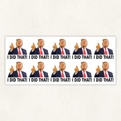 I Did That | Sticker Sheet