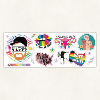 Woke Ginger Resist | Sticker Sheet