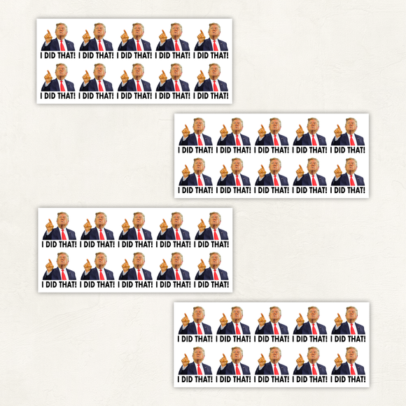 I Did That | Sticker Sheet
